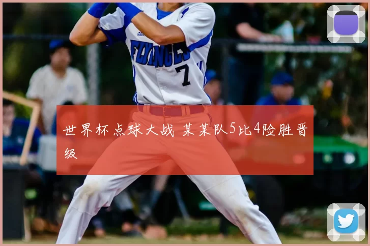 世界杯点球大战 某某队5比4险胜晋级