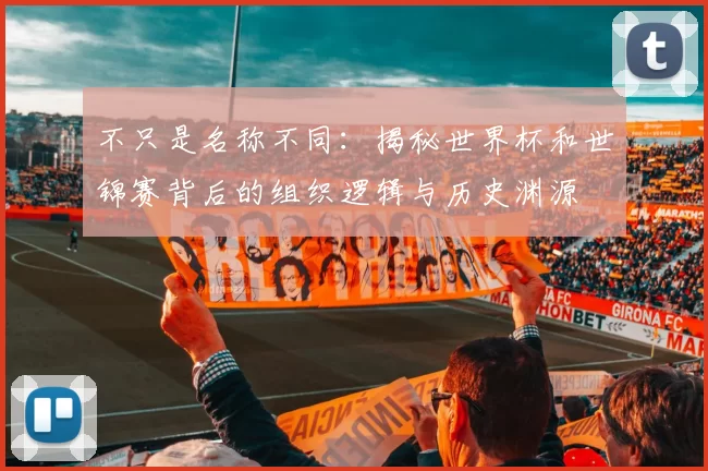 不只是名称不同：揭秘世界杯和世锦赛背后的组织逻辑与历史渊源