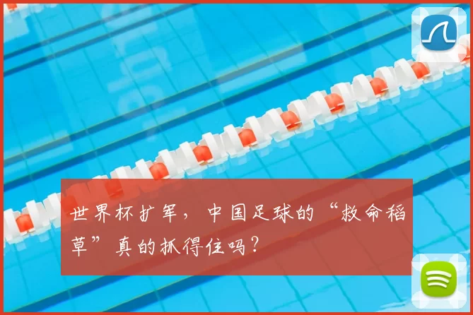 世界杯扩军，中国足球的“救命稻草”真的抓得住吗？